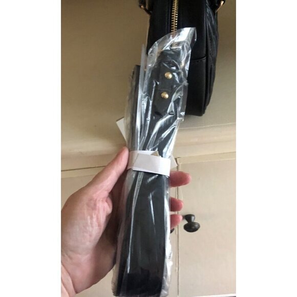 NWT VALENTINO Orlandi Black East West Handbag with Crossbody Strap - Picture 10 of 12